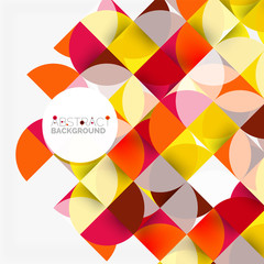 Obraz premium Modern geometrical abstract background circles