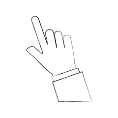 hand human index icon vector illustration design