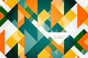 Triangle pattern design background