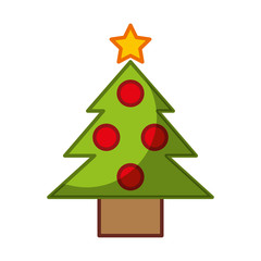 pine tree isolated icon vector illustration design