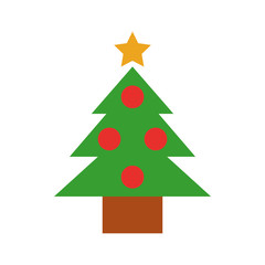 pine tree isolated icon vector illustration design