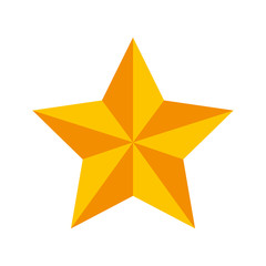 christmas star isolated icon vector illustration design