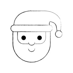 Obraz na płótnie Canvas santa claus avatar character vector illustration design