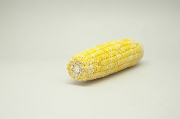 Corn isolated on white