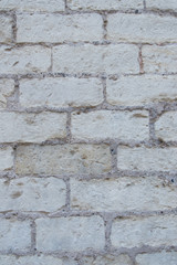 white and grey stones brick wall texture