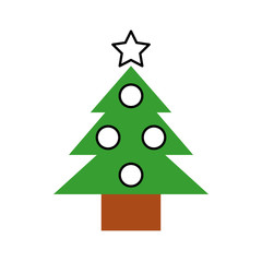 pine tree isolated icon vector illustration design