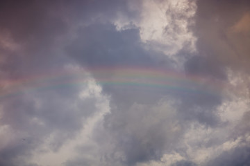 Rainbow in Clouds