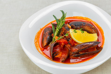 Fresh mussels