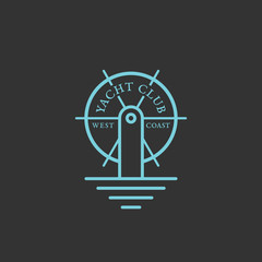 Yacht club logo