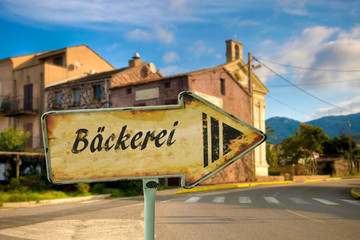 Schild 198 - Bäckerei