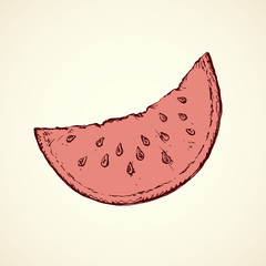 Watermelon. Vector drawing