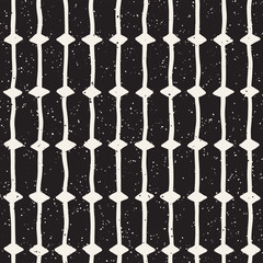 Fototapeta na wymiar Seamless pattern with hand drawn lines. Abstract background with freehand brush strokes. Black and white texture. Ornament for wrapping paper.
