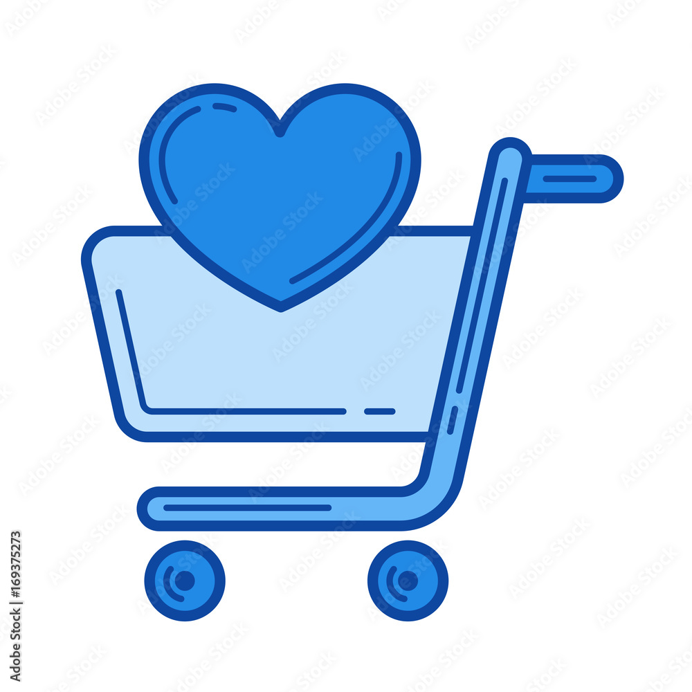 Poster add to shopping list vector line icon isolated on white background. add to shopping list line icon f