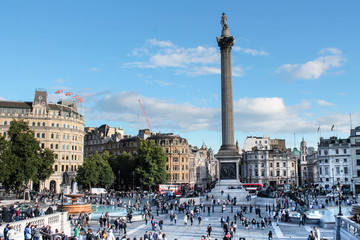 Trafalgar Square London (England) - obrazy, fototapety, plakaty