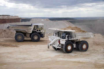 Obraz premium Mining Rigid Dump Truck