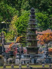 Tirta Gangga the former royal water palace near Karangasem Bali