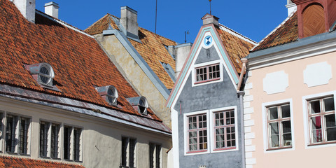Fototapeta na wymiar Tallinn (Estonie) / Raekoja plats
