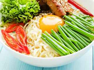 Bowl with ramen