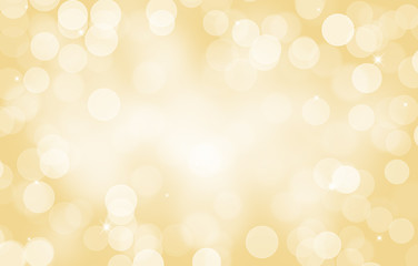Gold defocused lights background