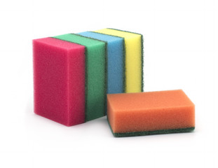 cleaners, detergents, household cleaning sponge for cleaning