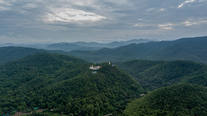 Fototapeta na wymiar Temple on mountain