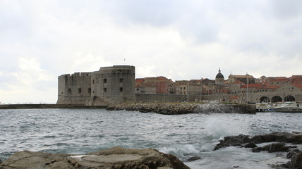 Fototapeta na wymiar Dubrovnik Coast Old Town