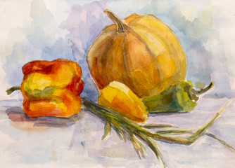 watercolor painting
