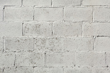 Obraz premium Whitewashed brick wall.