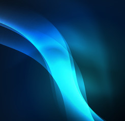 Illuminated neon waves