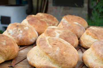 fresh homemade breads