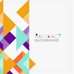 Triangle pattern design background