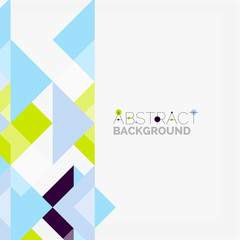 Fototapeta premium Triangle pattern design background