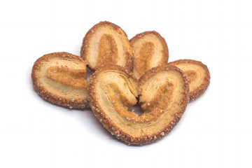 Cookies on a white background