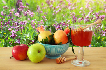 Rosh hashanah (jewish New Year holiday) concept