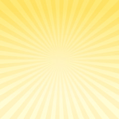 Abstract light Yellow gradient rays background. Vector