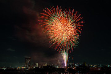Japanese fireworks - 日本の花火　東京足立区２