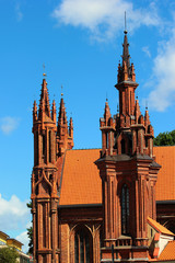 Church of St. Anne in Vilnius, Lithuania