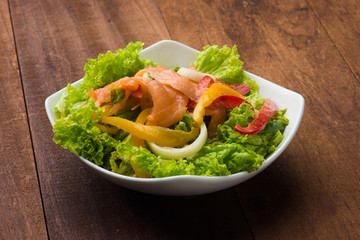smoked salmon salad