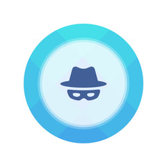 Paper Flat Cirlce Button