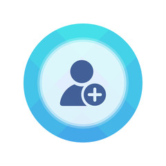 Paper Flat Cirlce Button