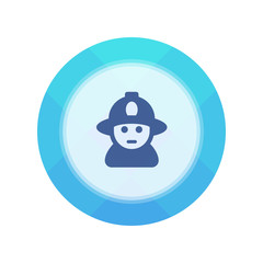 Paper Flat Cirlce Button