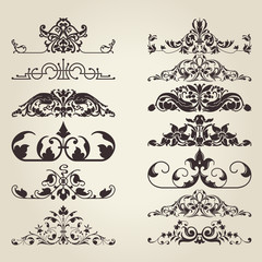 Vintage decorative elements