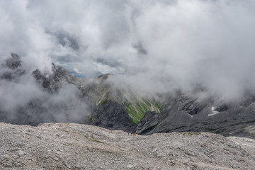 The mountains of Alps in Bavaria, Germany