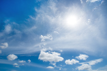 Cloud sky with beautiful blue sky
