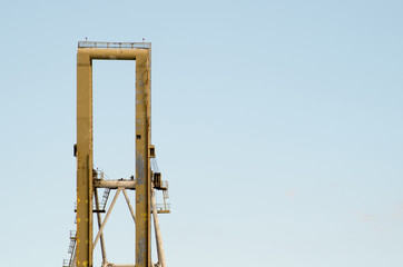 Crane in Swinoujscie, Poland