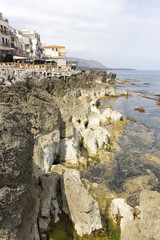 Coastline of Cefalù, Italy