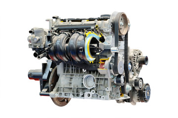 Car engine isolated