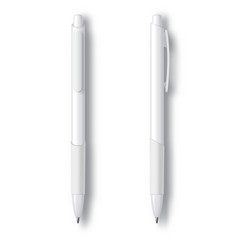 White Realistic Set Pen.