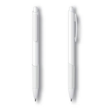 White Realistic Set Pen.