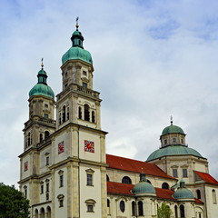 Fototapeta na wymiar Basilika St. Lorenz in KEMPTEN ( Allgäu ) 